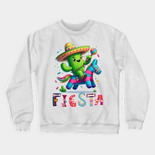 Mexican Fiesta Multicolor Crewneck Sweatshirt